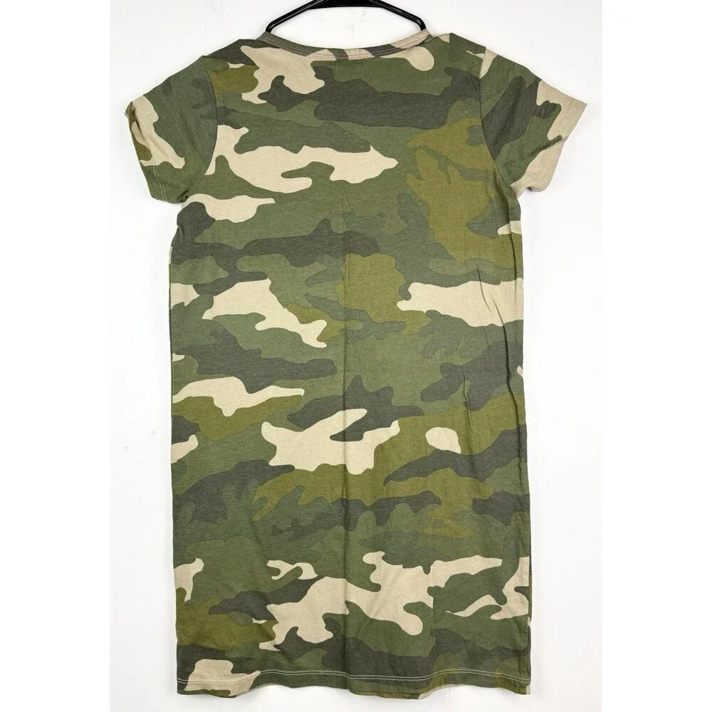 Crewcuts Dress Girls Sz 10 Army Camo Casual Green Sundress J.Crew